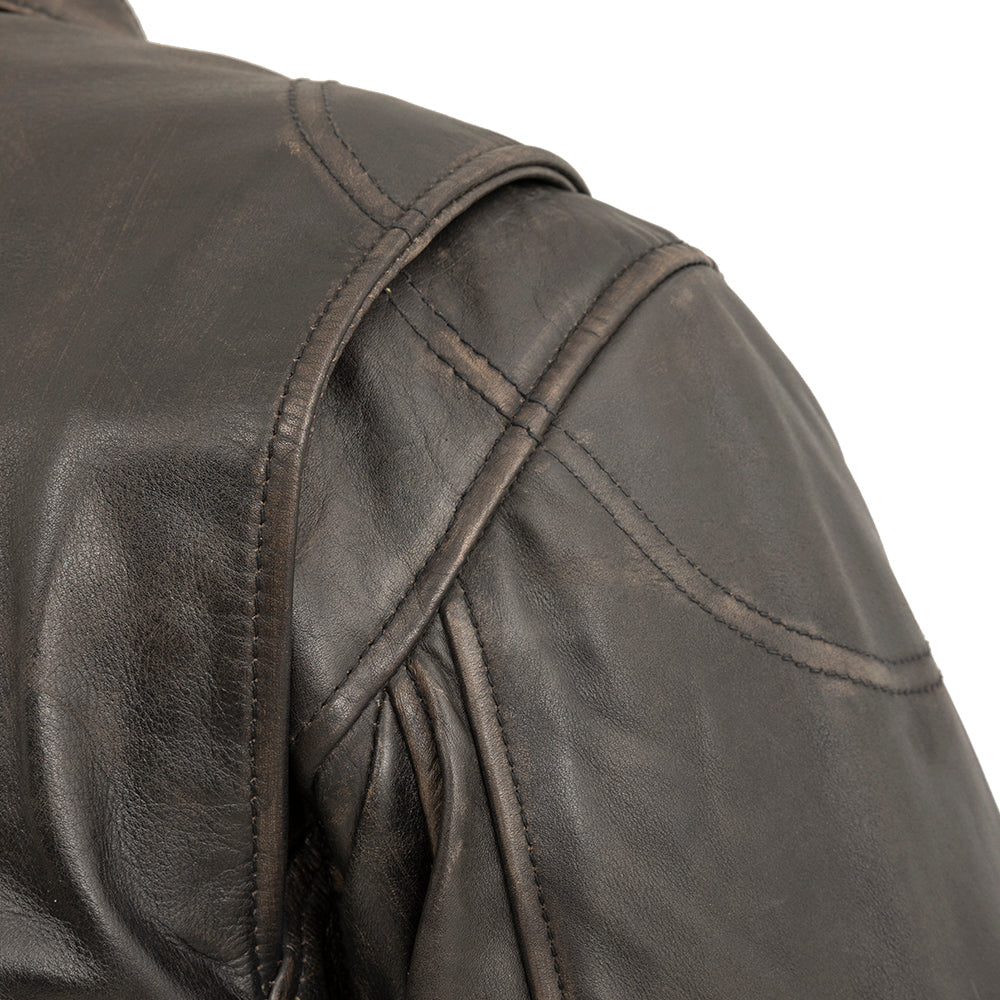Indy Men's Motorcycle Leather Jacket Men's Leather Jacket First Manufacturing Company   