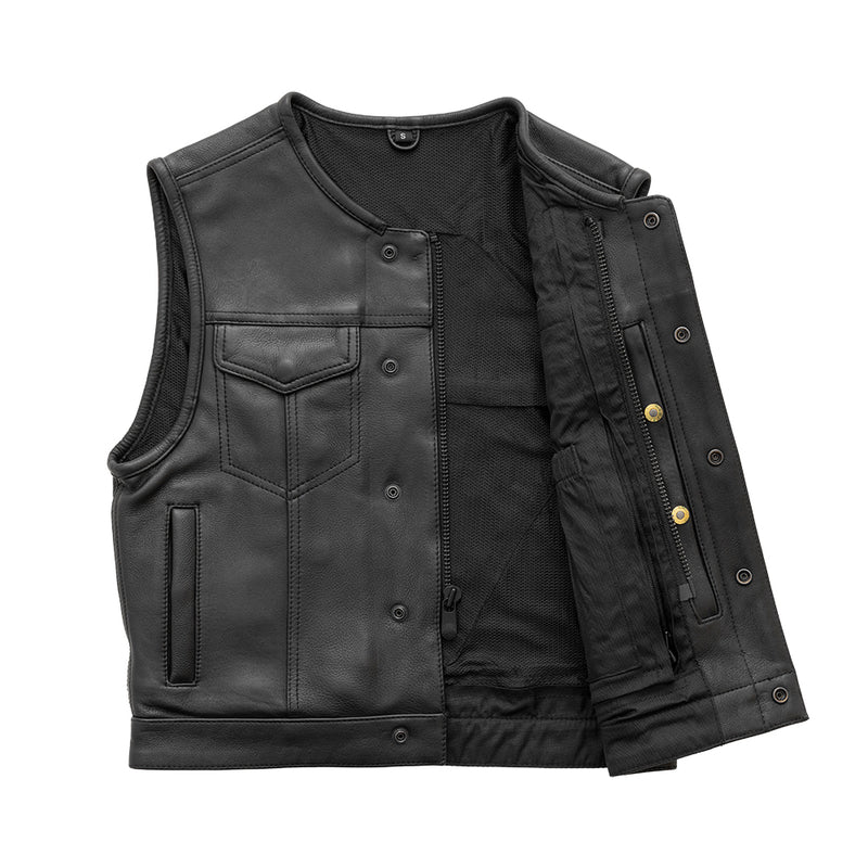 Lowside Men's Motorcycle Leather Vest - First MFG Co – First ...