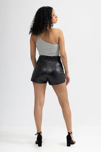 Maleni Womens Leather Shorts Women's Leather Shorts Whet Blu NYC   