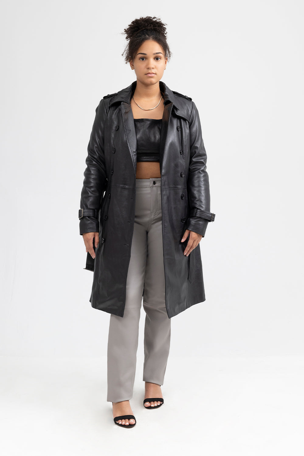 Olivia Womens Fashion Leather Jacket Women's Leather Jacket Whet Blu NYC   