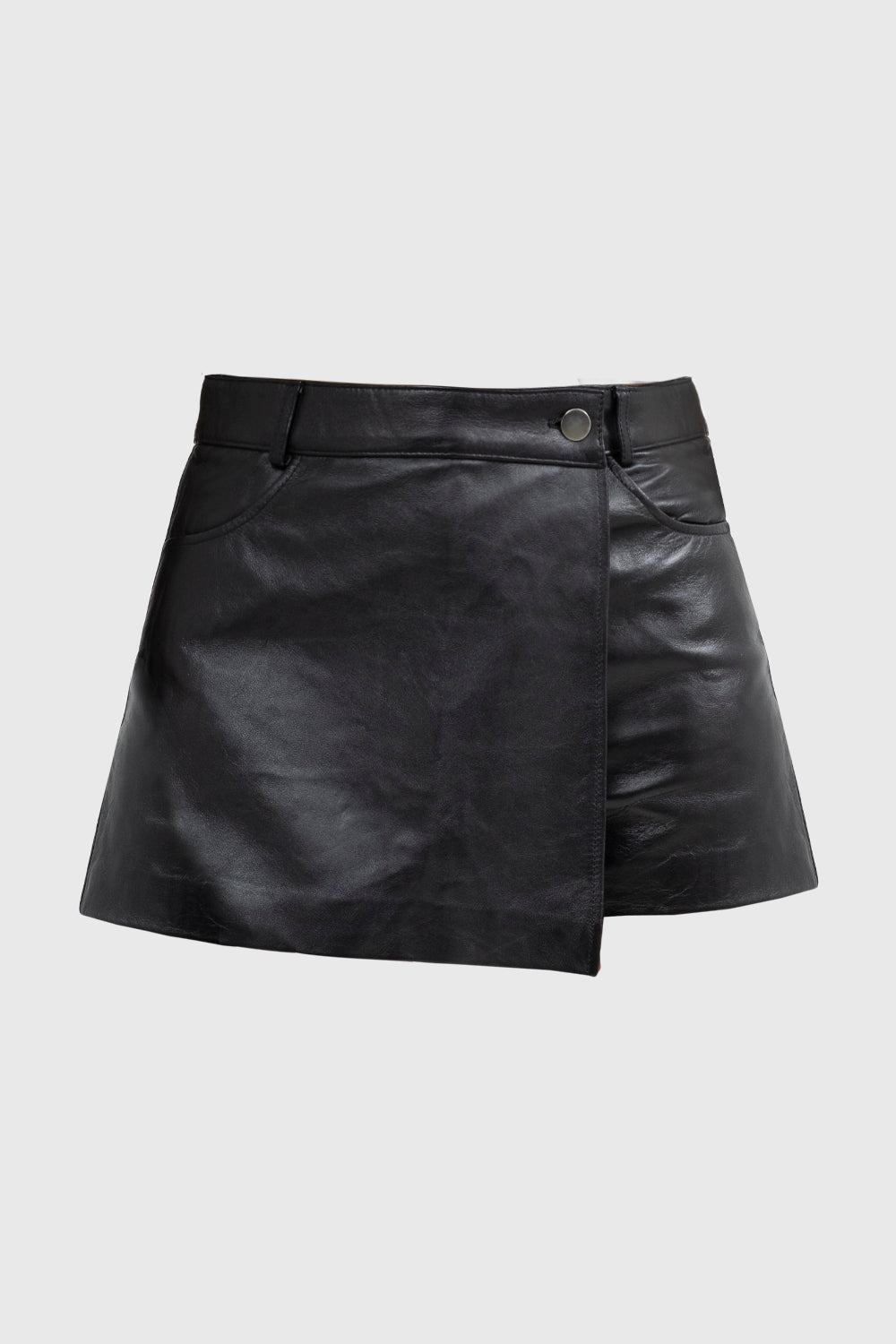 Jade Fashion Leather Skort  FMCo 0 Black 