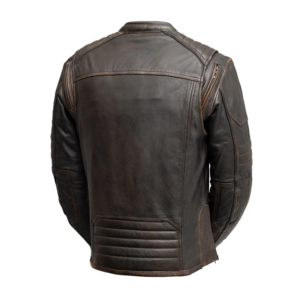 Rider Club - Men's Leather Motorcycle Jacket Men's Leather Jacket First Manufacturing Company   