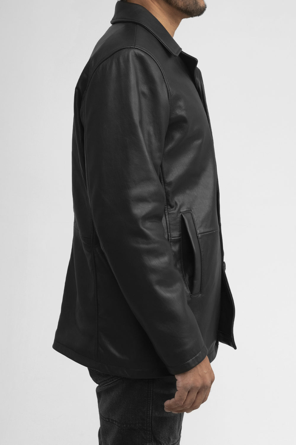 Strata Mens Fashion Leather Jacket