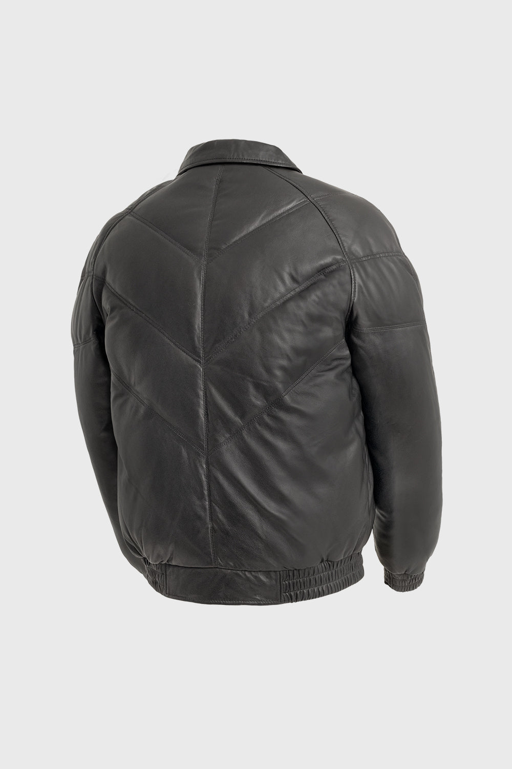 Ezra leather outlet biker jacket