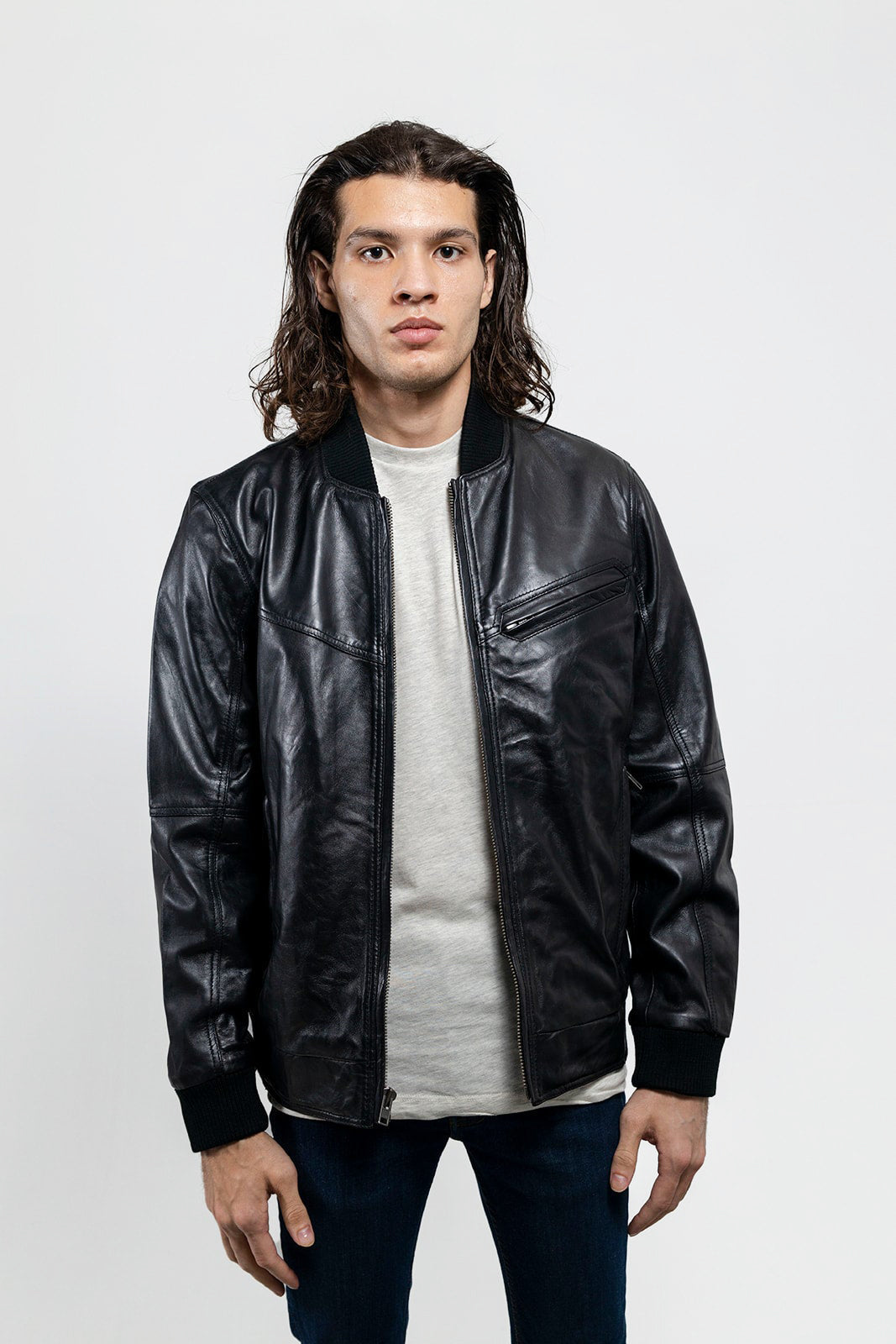Aviator - Men's Fashion Leather Jacket - First MFG Co