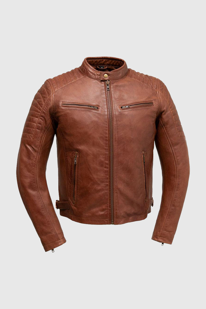 Zack Mens Fashion Leather Jacket
