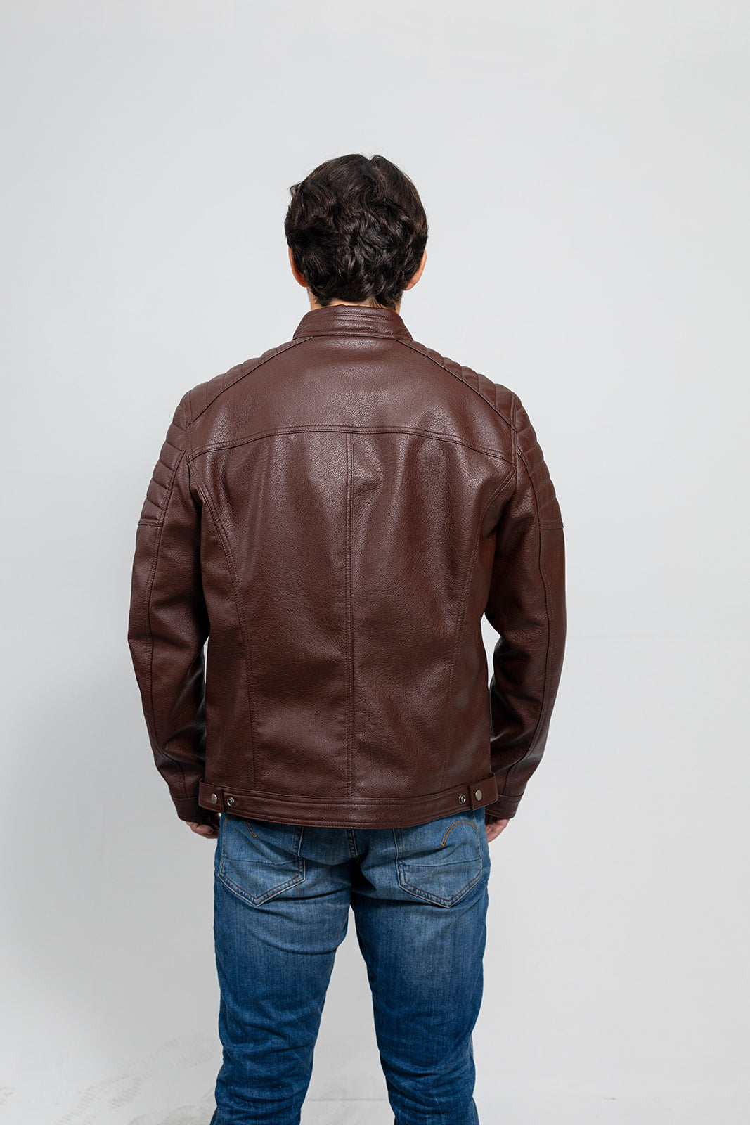 Logan Men's Vegan Faux Leather Jacket Men's Vegan Faux Leather jacket FMCo   