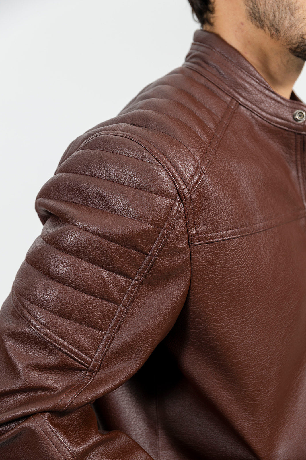 Logan Men's Vegan Faux Leather Jacket Men's Vegan Faux Leather jacket FMCo   