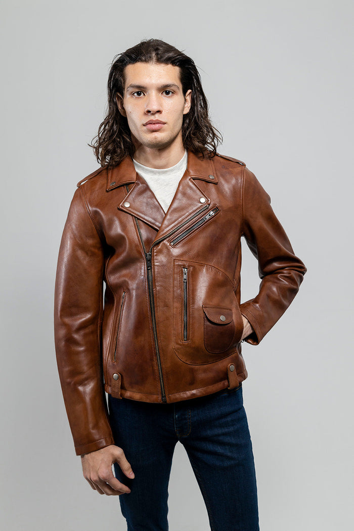 Sid Mens Leather Jacket