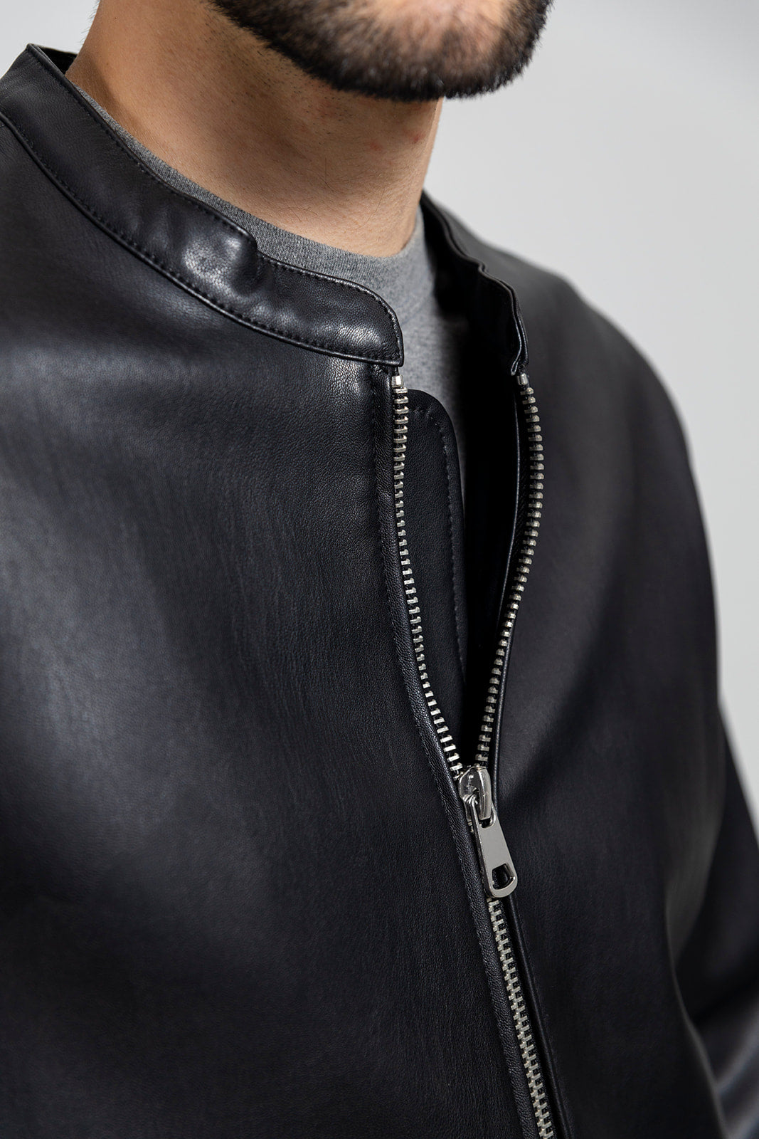 Dillon Men's Vegan Faux Leather Jacket Men's Vegan Faux Leather jacket FMCo   