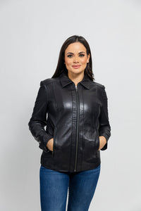 Patricia Womens Fashion Leather Jacket