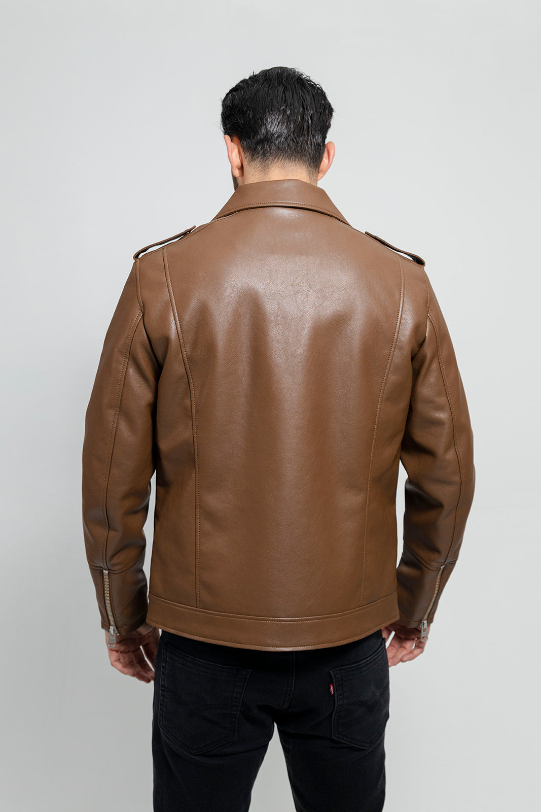 Nash Vegan Faux Leather Jacket Men's Vegan Faux Leather jacket FMCo   