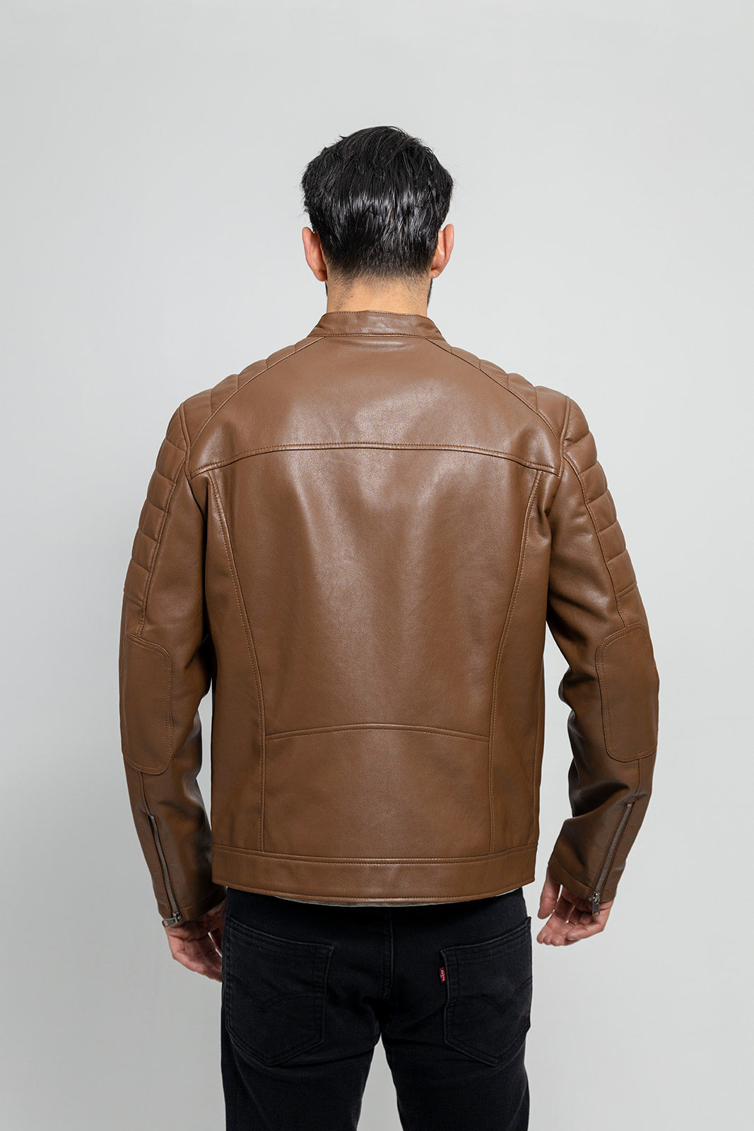 Dustin Men's Vegan Faux Leather Jacket Men's Vegan Faux Leather jacket FMCo   