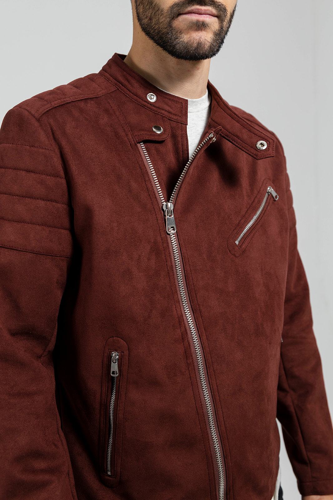 Payton Men's Vegan Faux Suede Jacket Men's Vegan Faux Suede Jacket FMCo