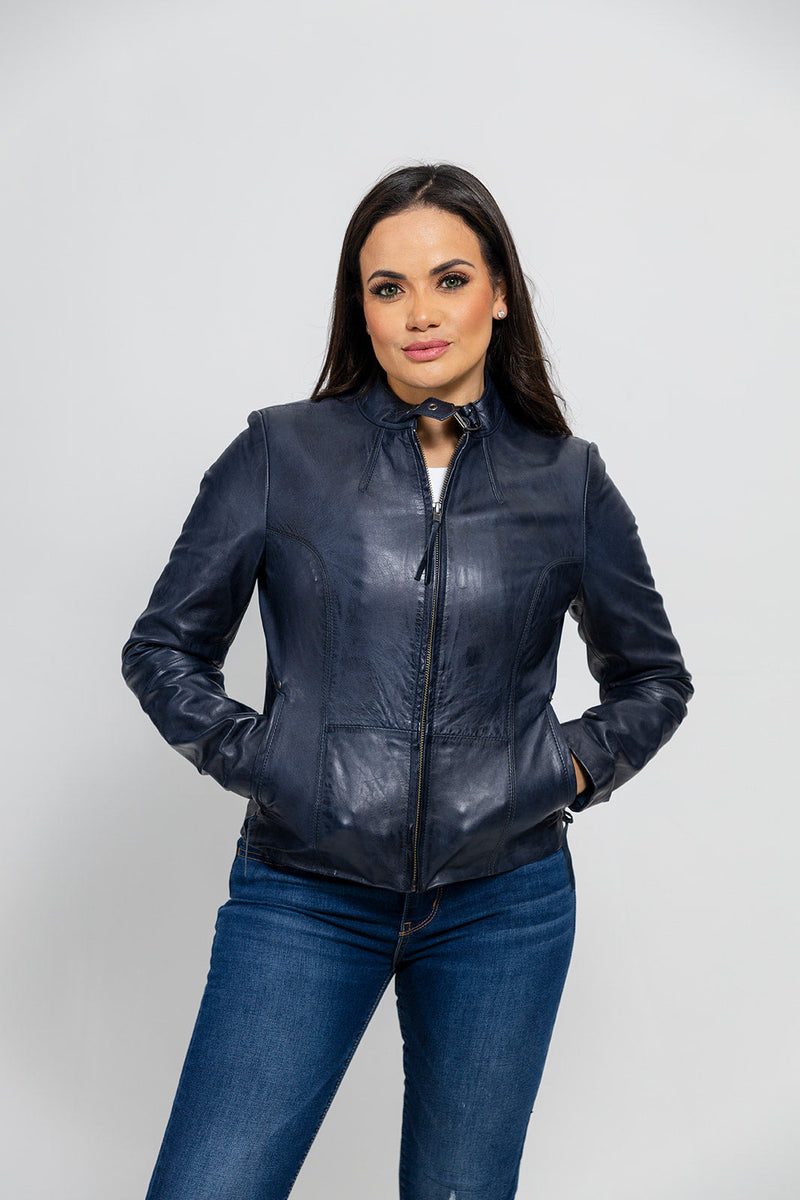 Rexie Womens Fashion Leather Jacket