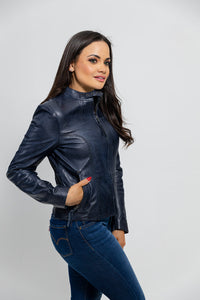 Rexie Womens Fashion Leather Jacket