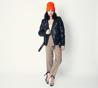 Rockstar Women's Fashion Leather Jacket Whet Blu NYC   