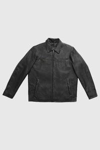 Anderson Mens Fashion Leather Jacket Men's New Zealand Lambskin Jacket Whet Blu NYC S Black 