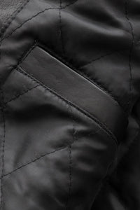 Andre Mens Varsity Leather Jacket Men's Varsity Bomber Jacker Whet Blu NYC   