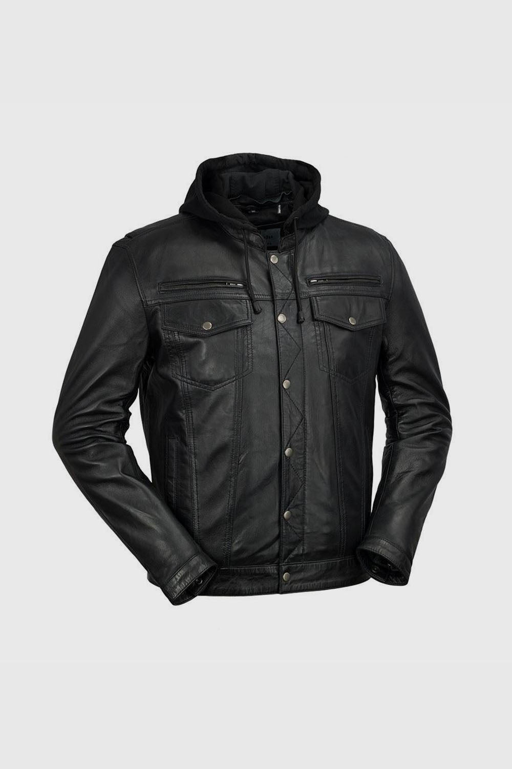 Axel Mens Leather Jacket Men's Leather Jacket Whet Blu NYC XS  