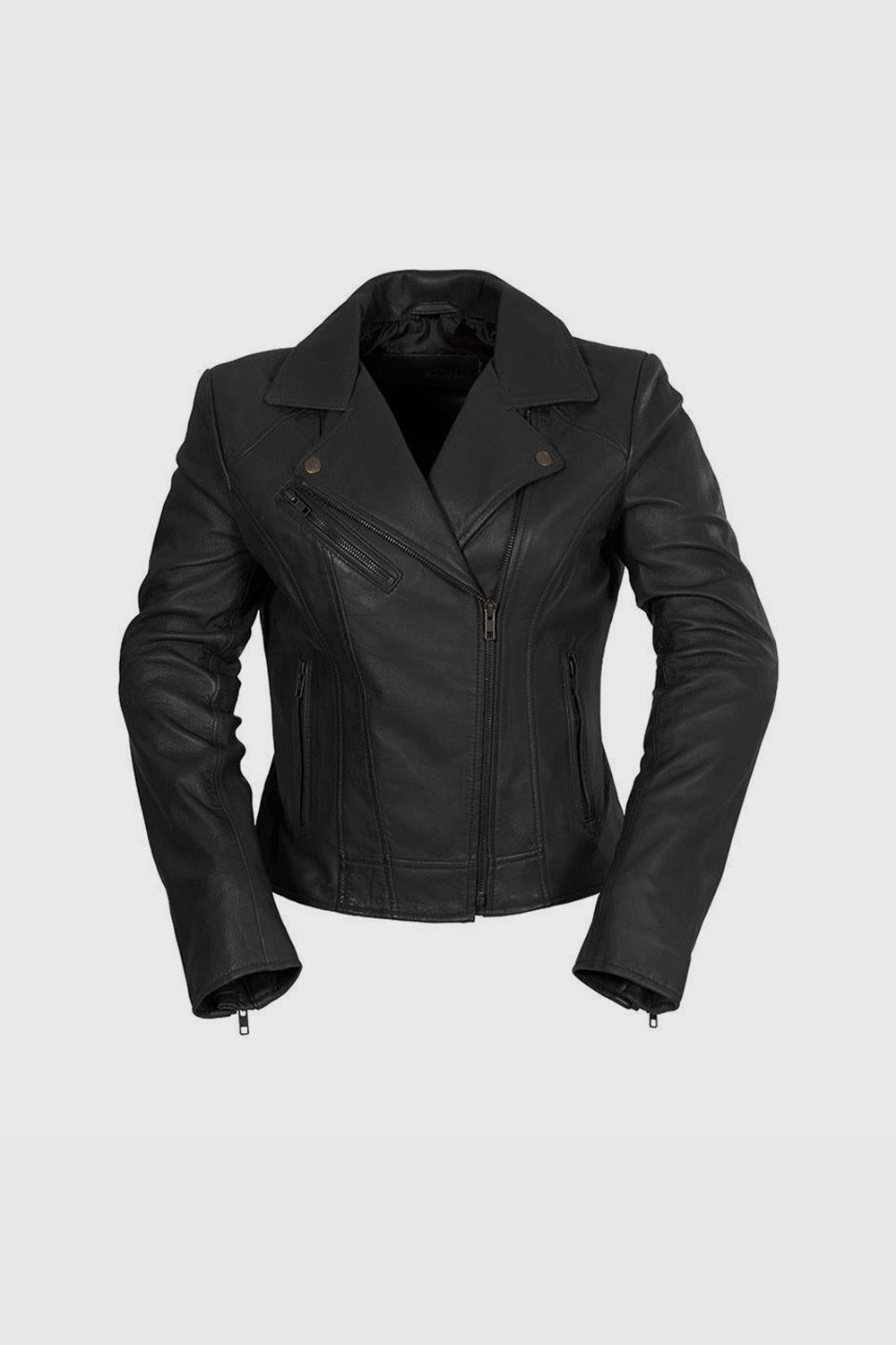 Betsy Womens Fashion Leather Jacket black Women's Leather Jacket Whet Blu NYC XS Black 