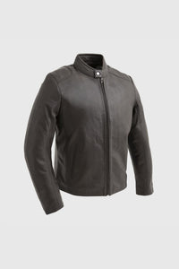Blake Mens Fashion Leather Jacket Espresso Men's Fashion Jacket Whet Blu NYC   