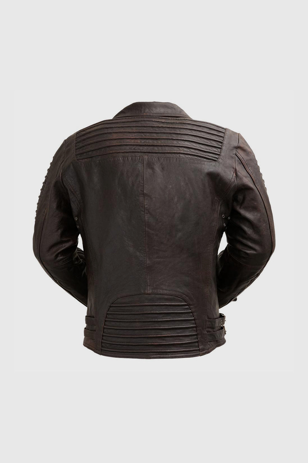 Brooklyn Mens Lambskin Leather Jacket Black Cognac Men's Motorcycle style Jacket Whet Blu NYC   