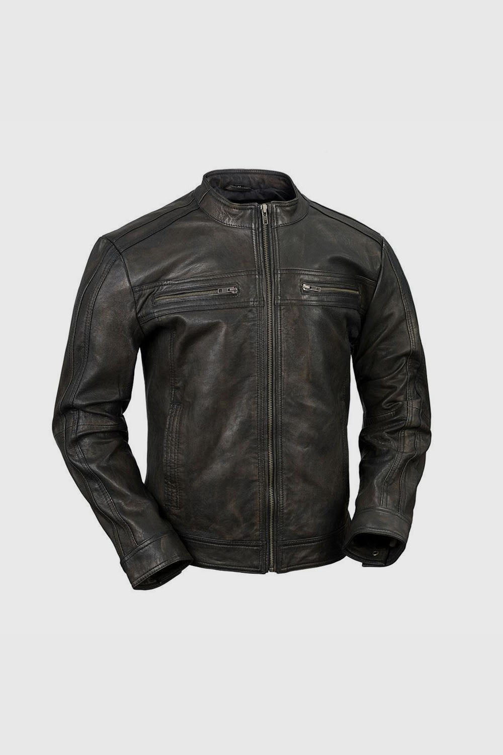 Cruiser Mens Leather Jacket Men's Leather Jacket Whet Blu NYC XS  
