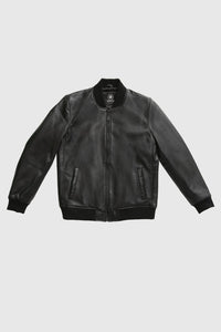 Dravis Mens Leather Bomber Jacket Men's New Zealand Lambskin Jacket Whet Blu NYC   