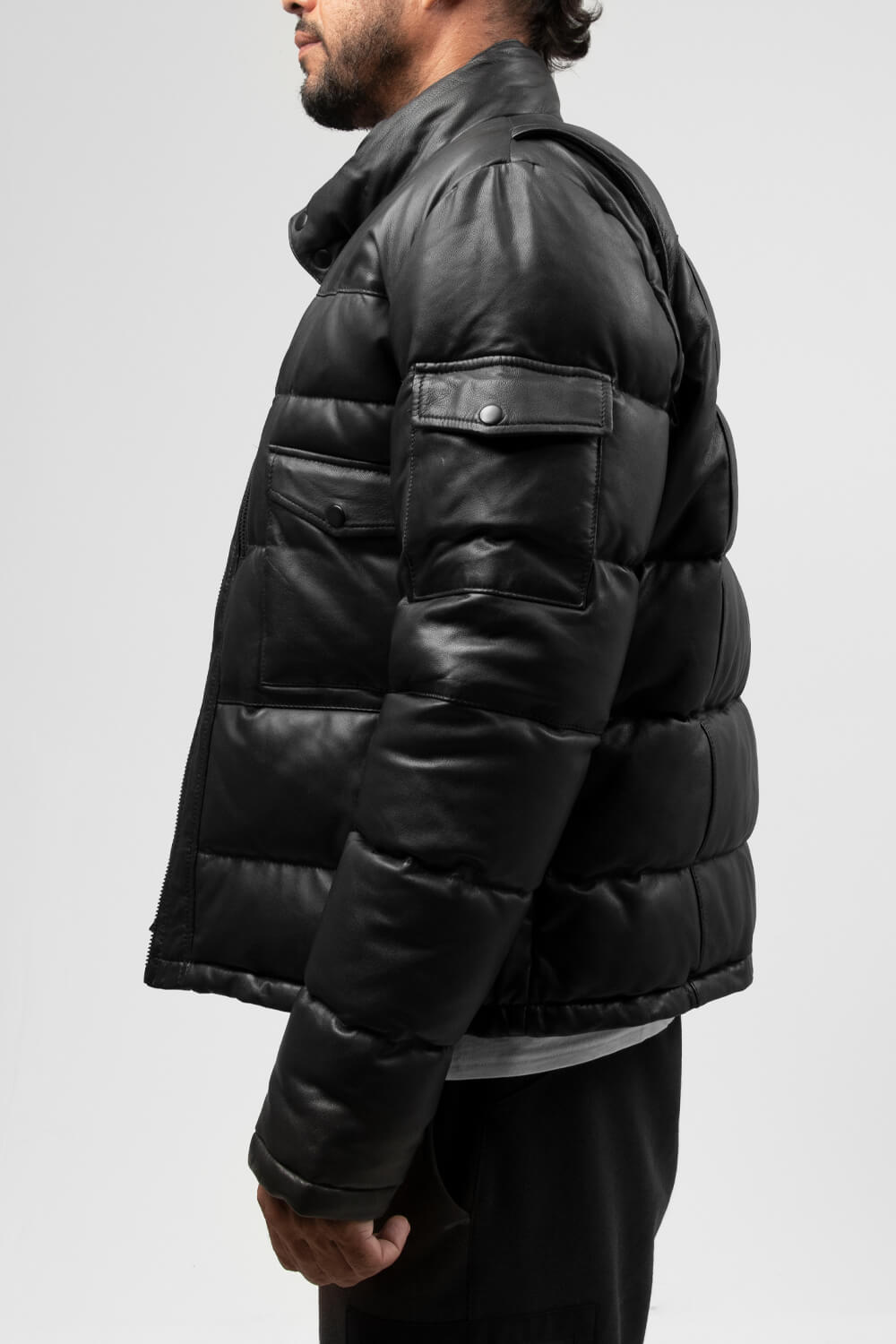 Zara mens puffer top coat