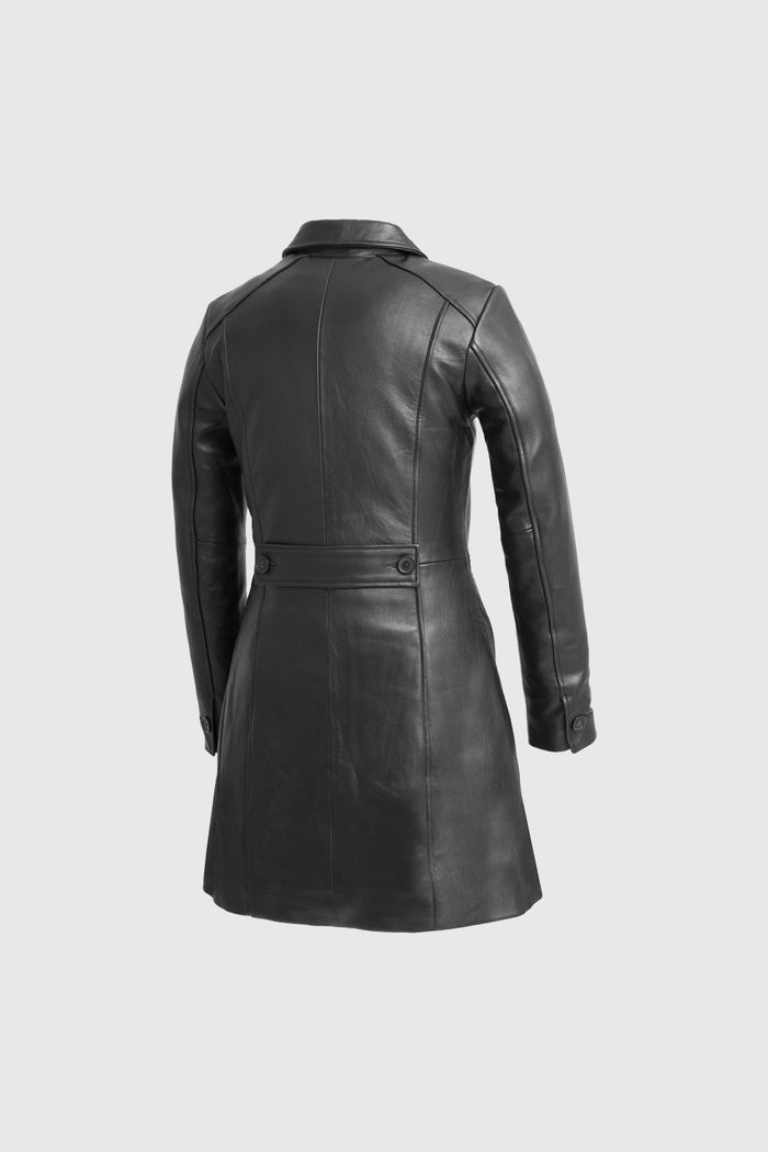 Julia Womens Fashion Leather Jacket Women's New Zealand Lambskin Leather Whet Blu NYC   
