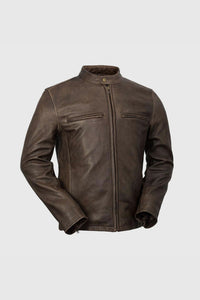 Maine Mens Leather Jacket