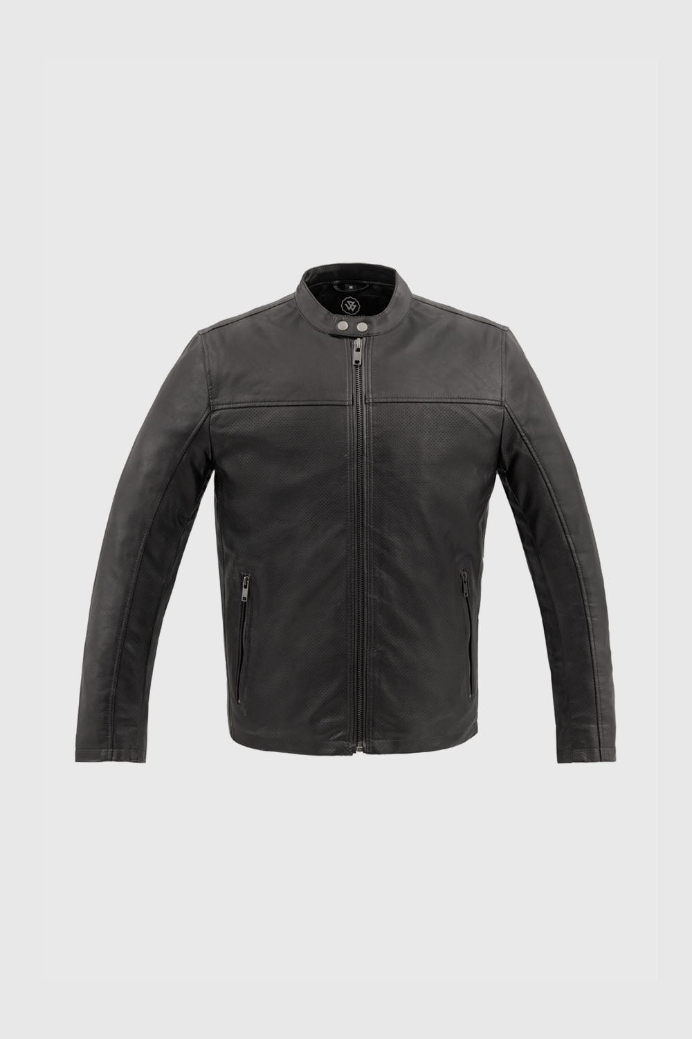 Oliver - Men's Vegan Faux/Perforated Leather Jacket